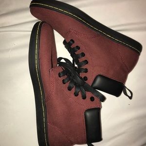 WOMENS CHERRY RED DR. MARTEN BOOT